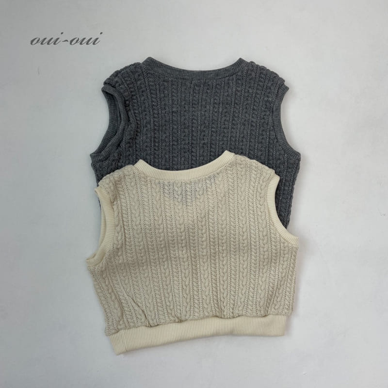 OUI OUI - Korean Children Fashion - #Kfashion4kids - Vanilla Vest - 6