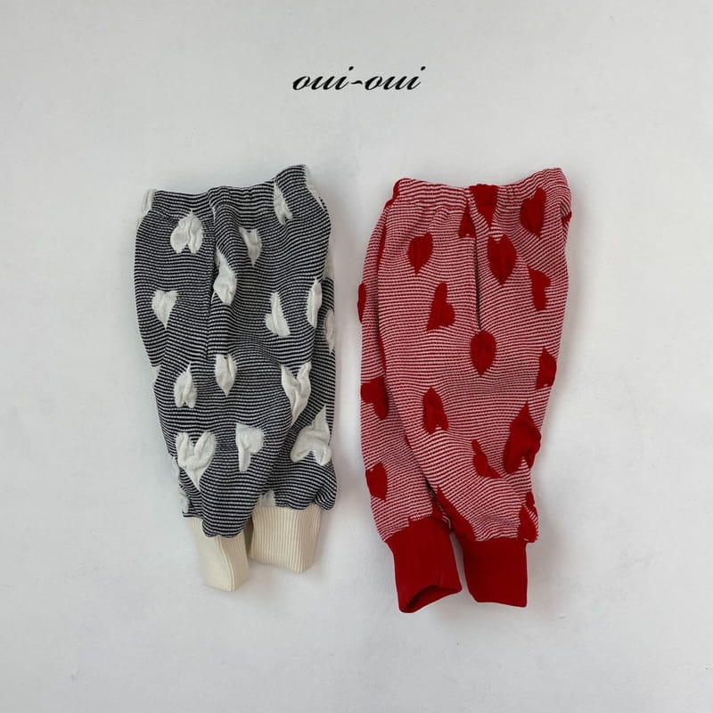 OUI OUI - Korean Children Fashion - #Kfashion4kids - Heart Pants - 3