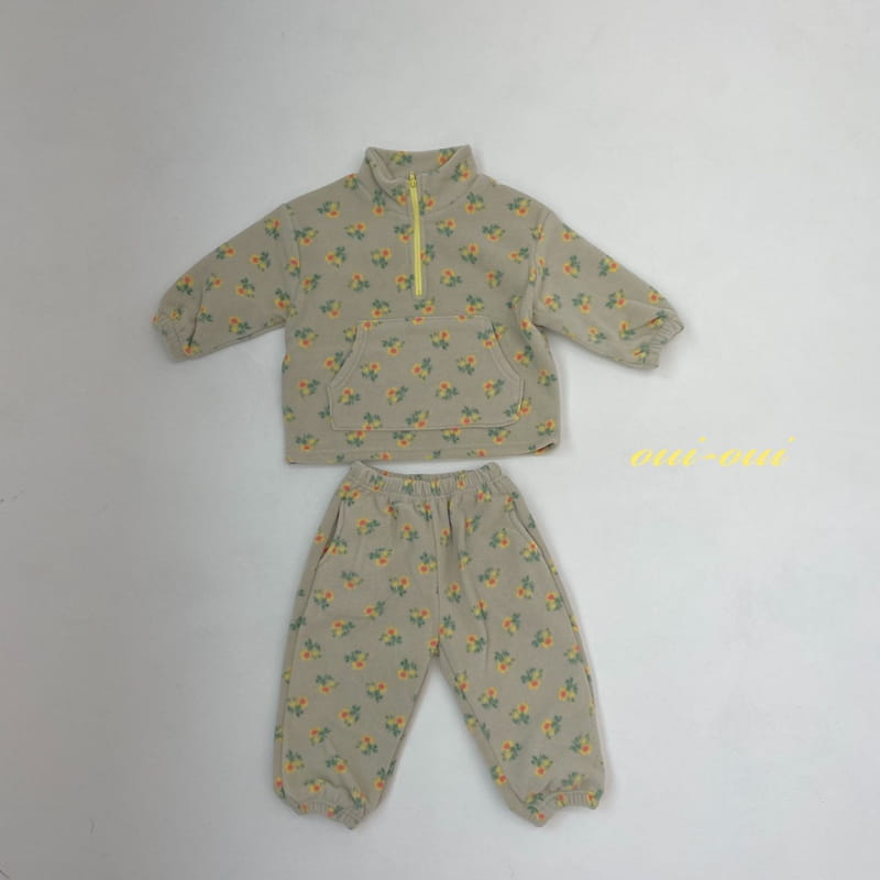 OUI OUI - Korean Children Fashion - #Kfashion4kids - Choucream Top Bottom Set - 12
