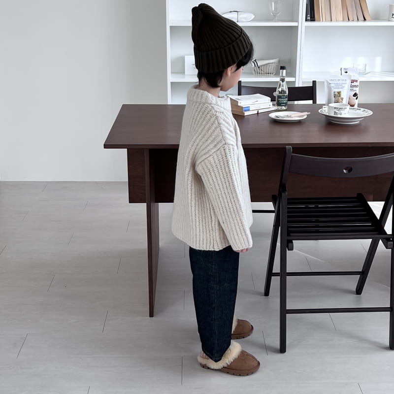 OUR - Korean Children Fashion - #Kfashion4kids - Hazzi Knit Zip-up Cardigan - 5