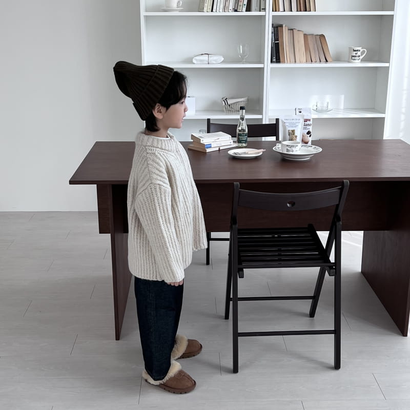 OUR - Korean Children Fashion - #Kfashion4kids - Hazzi Knit Zip-up Cardigan - 6