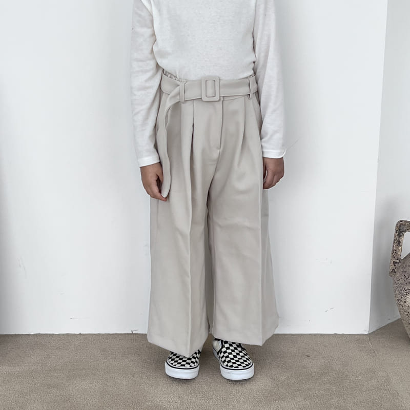 OUR - Korean Children Fashion - #Kfashion4kids - Belt Pants