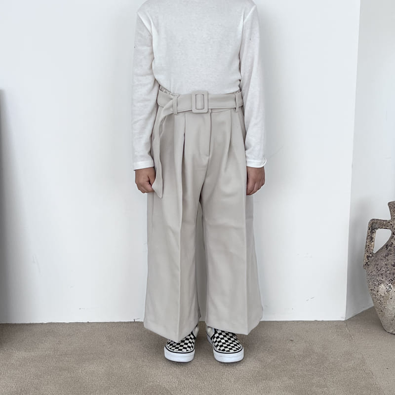 OUR - Korean Children Fashion - #Kfashion4kids - Belt Pants - 3