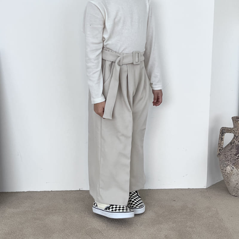 OUR - Korean Children Fashion - #Kfashion4kids - Belt Pants - 4