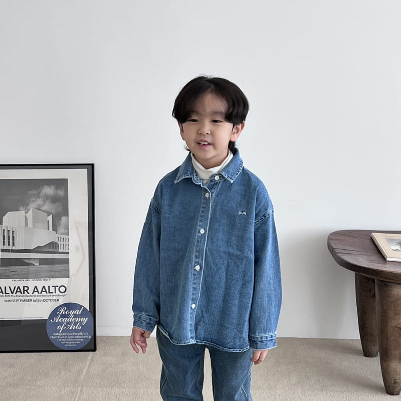 OUR - Korean Children Fashion - #Kfashion4kids - Denim Shirt