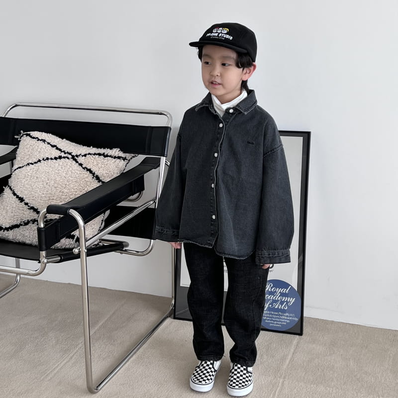 OUR - Korean Children Fashion - #Kfashion4kids - Denim Shirt - 11
