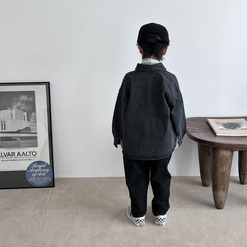 OUR - Korean Children Fashion - #Kfashion4kids - Denim Shirt - 12