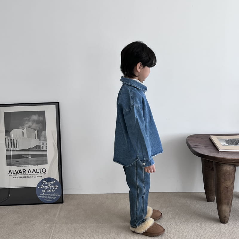 OUR - Korean Children Fashion - #Kfashion4kids - Denim Shirt - 3