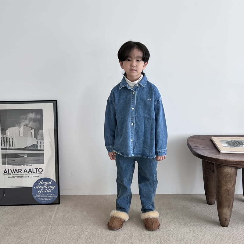 OUR - Korean Children Fashion - #Kfashion4kids - Denim Shirt - 4