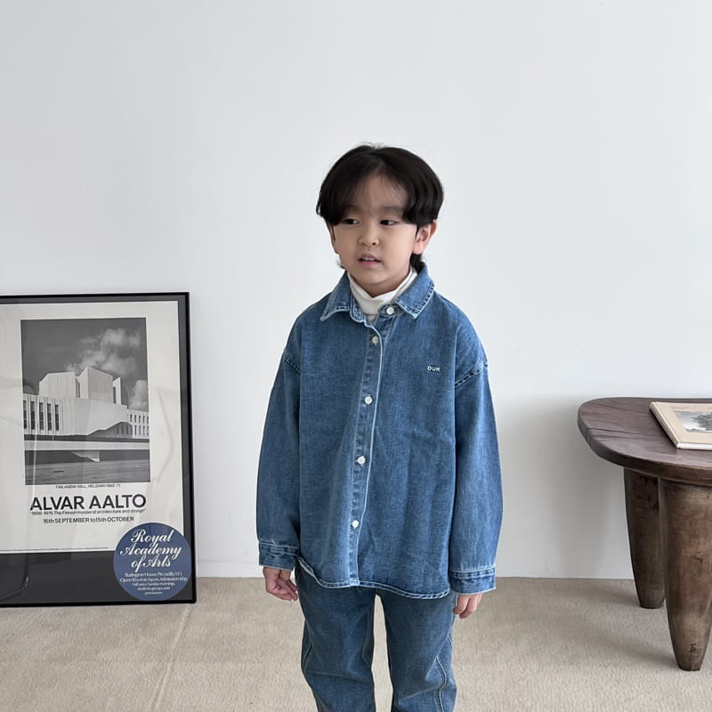 OUR - Korean Children Fashion - #Kfashion4kids - Denim Shirt - 6