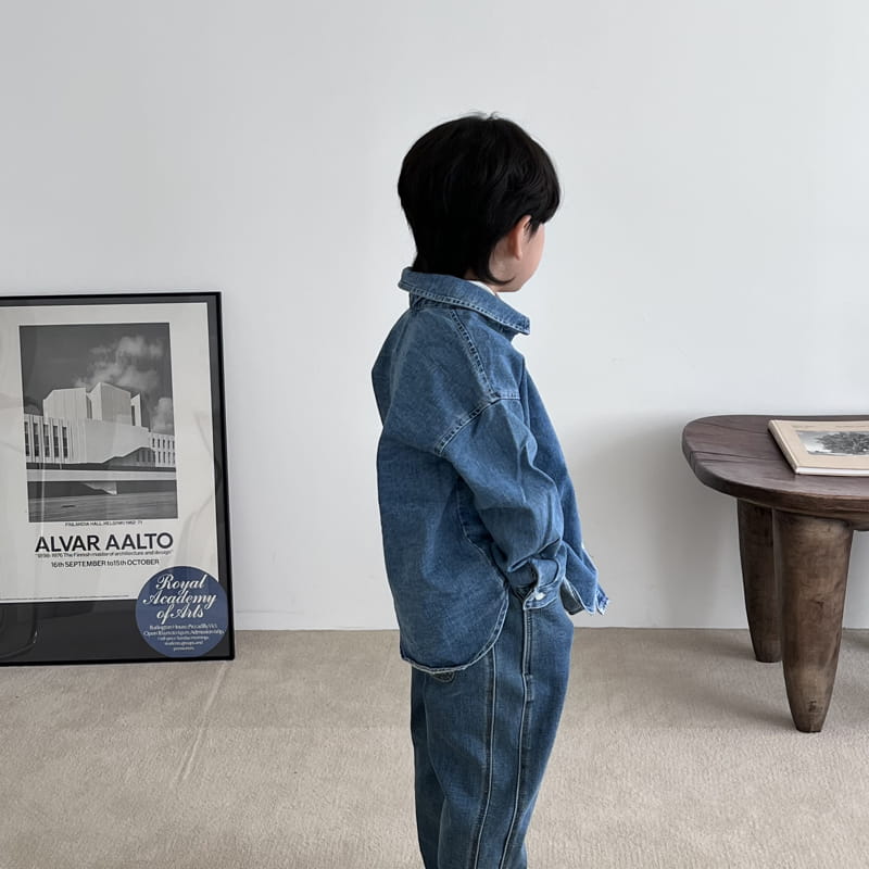 OUR - Korean Children Fashion - #Kfashion4kids - Denim Shirt - 8