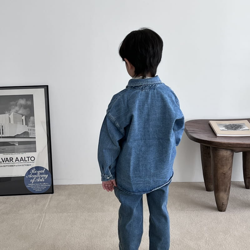 OUR - Korean Children Fashion - #Kfashion4kids - Denim Shirt - 9