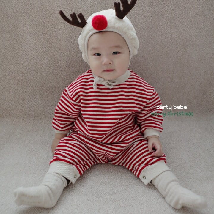 PARTY KIDS - Korean Children Fashion - #Kfashion4kids - Rudolf Bodysuit with Hat - 7