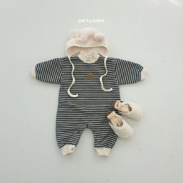 PARTY KIDS - Korean Children Fashion - #Kfashion4kids - Bear Bear Bodysuit with Hat - 11