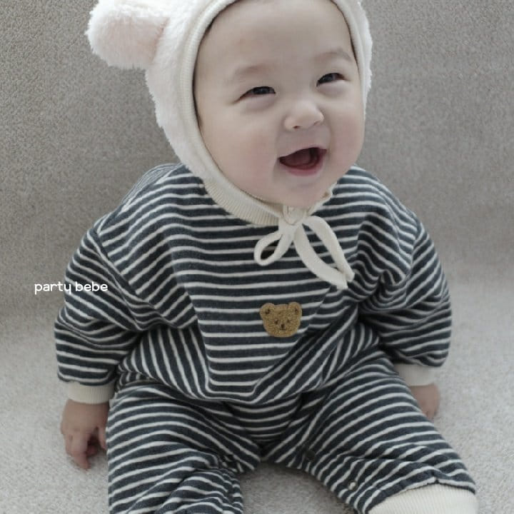 PARTY KIDS - Korean Children Fashion - #Kfashion4kids - Bear Bear Bodysuit with Hat - 5