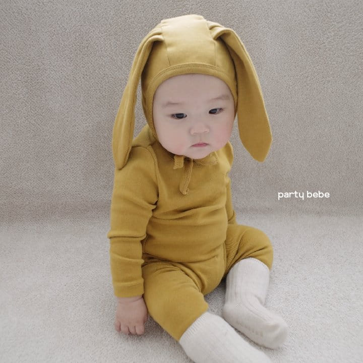 PARTY KIDS - Korean Children Fashion - #Kfashion4kids - Rabbit Bodysuit with Bonnet - 6