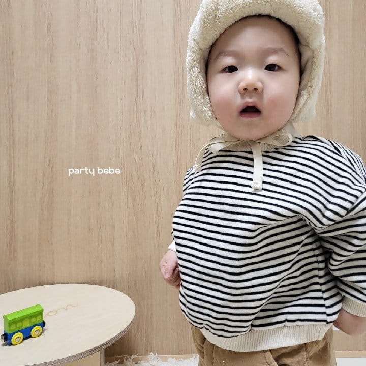 PARTY KIDS - Korean Children Fashion - #Kfashion4kids - Anne Stripes Sweatshirt - 11