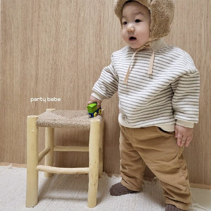 PARTY KIDS - Korean Children Fashion - #Kfashion4kids - Anne Stripes Sweatshirt - 2