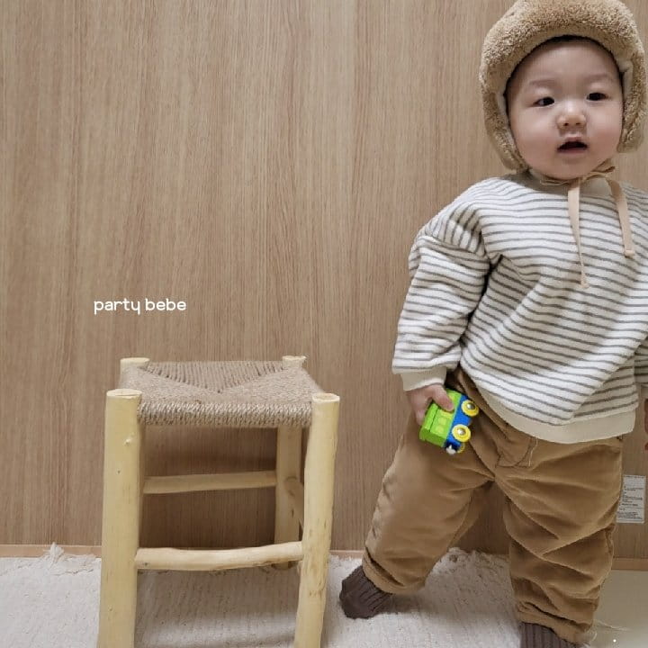 PARTY KIDS - Korean Children Fashion - #Kfashion4kids - Anne Stripes Sweatshirt - 3