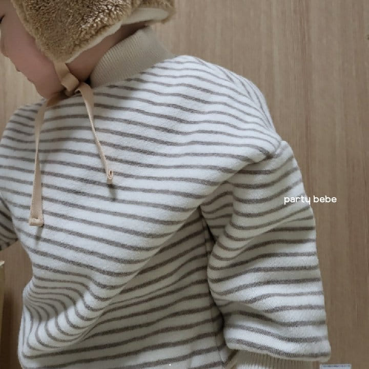 PARTY KIDS - Korean Children Fashion - #Kfashion4kids - Anne Stripes Sweatshirt - 4