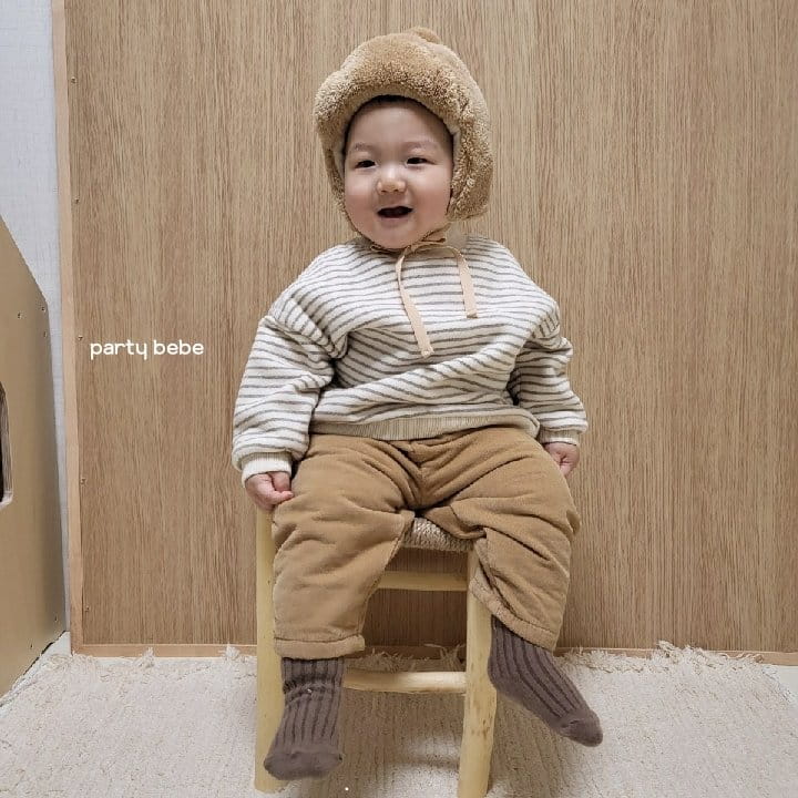 PARTY KIDS - Korean Children Fashion - #Kfashion4kids - Anne Stripes Sweatshirt - 6