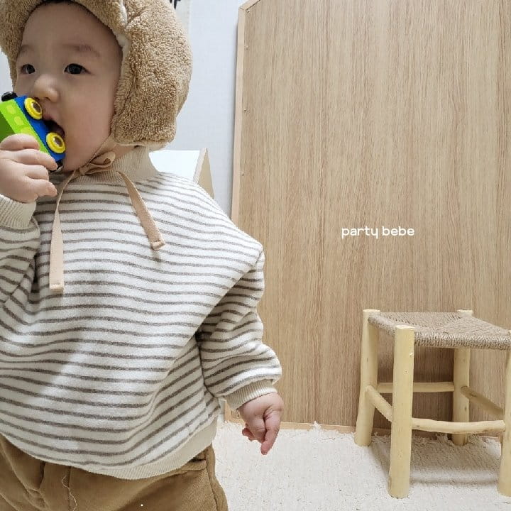 PARTY KIDS - Korean Children Fashion - #Kfashion4kids - Anne Stripes Sweatshirt - 7