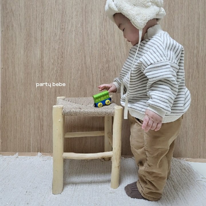 PARTY KIDS - Korean Children Fashion - #Kfashion4kids - Anne Stripes Sweatshirt - 8