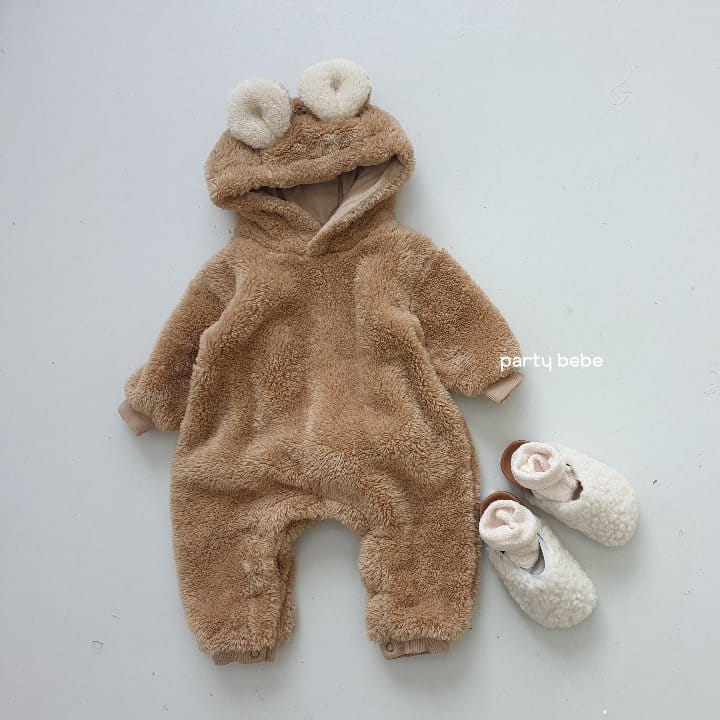 PARTY KIDS - Korean Children Fashion - #Kfashion4kids - Bbosong Bear Bodysuit