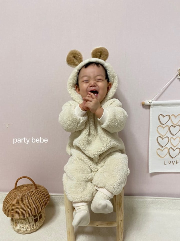 PARTY KIDS - Korean Children Fashion - #Kfashion4kids - Bbosong Bear Bodysuit - 10