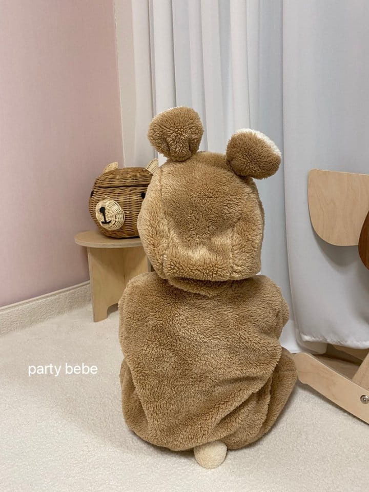 PARTY KIDS - Korean Children Fashion - #Kfashion4kids - Bbosong Bear Bodysuit - 3