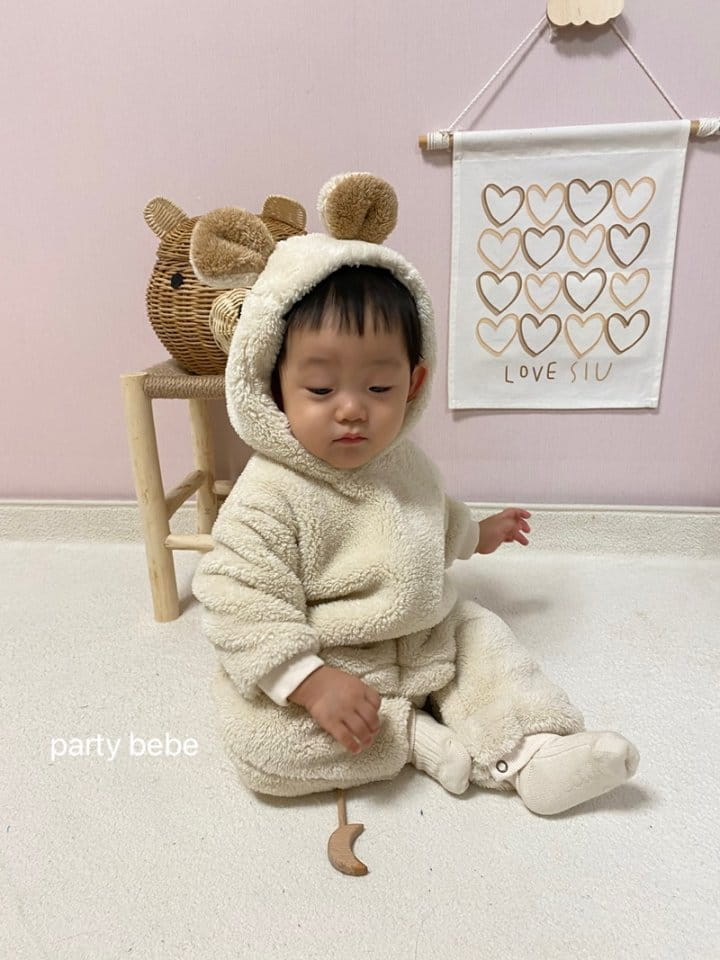 PARTY KIDS - Korean Children Fashion - #Kfashion4kids - Bbosong Bear Bodysuit - 5