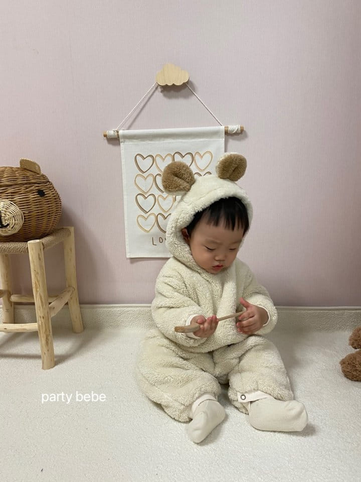 PARTY KIDS - Korean Children Fashion - #Kfashion4kids - Bbosong Bear Bodysuit - 6