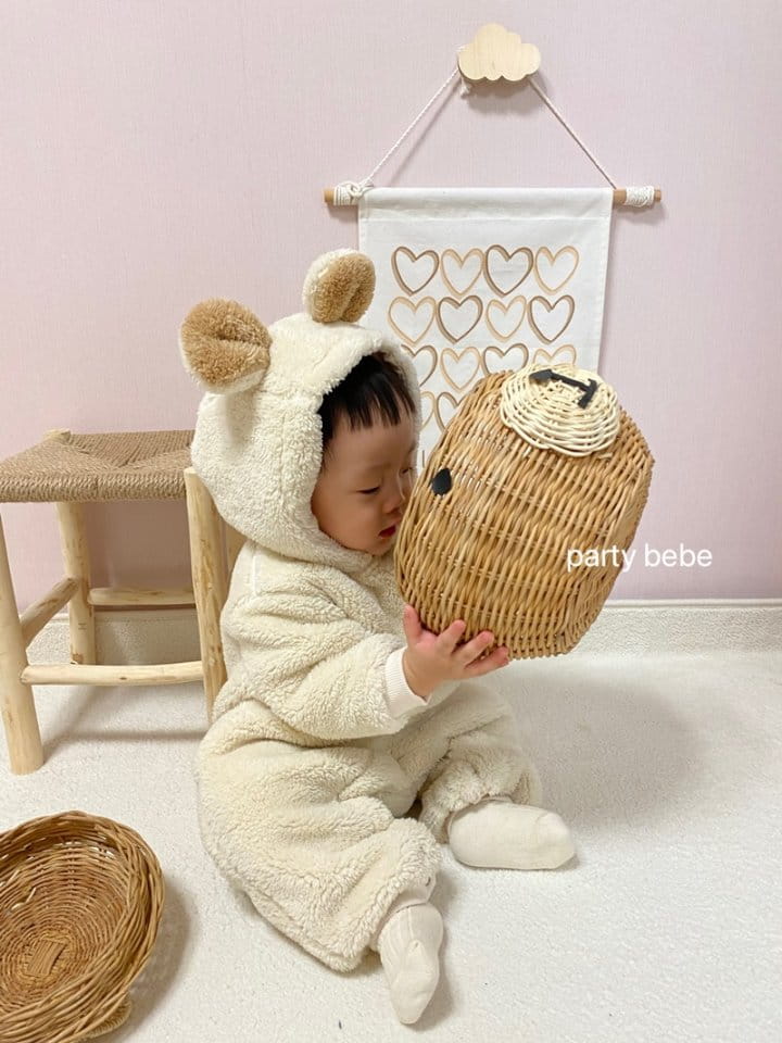 PARTY KIDS - Korean Children Fashion - #Kfashion4kids - Bbosong Bear Bodysuit - 7