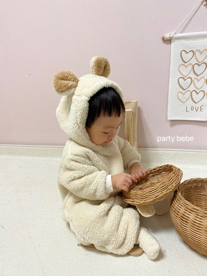 PARTY KIDS - Korean Children Fashion - #Kfashion4kids - Bbosong Bear Bodysuit - 8