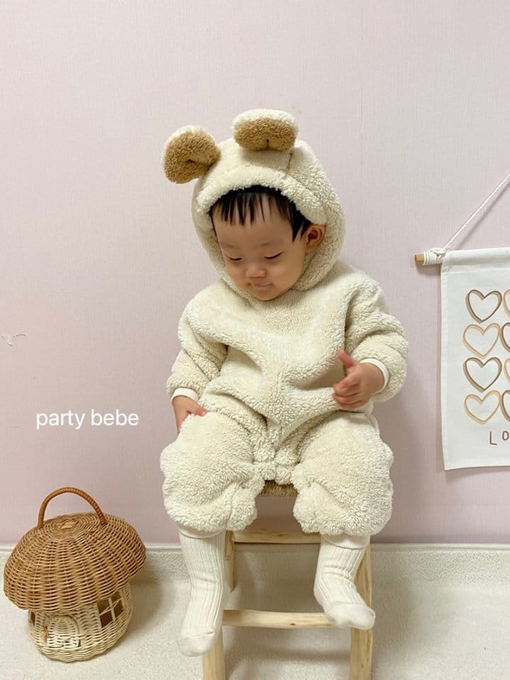 PARTY KIDS - Korean Children Fashion - #Kfashion4kids - Bbosong Bear Bodysuit - 9