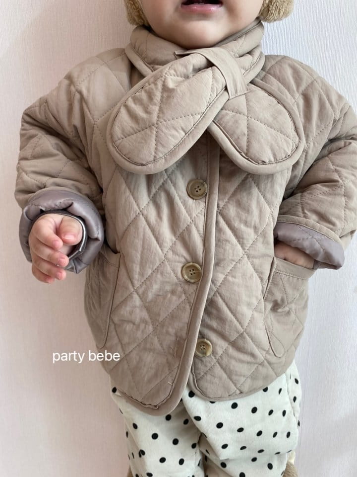 PARTY KIDS - Korean Children Fashion - #Kfashion4kids - Bong Bong Quilting Jacket - 5