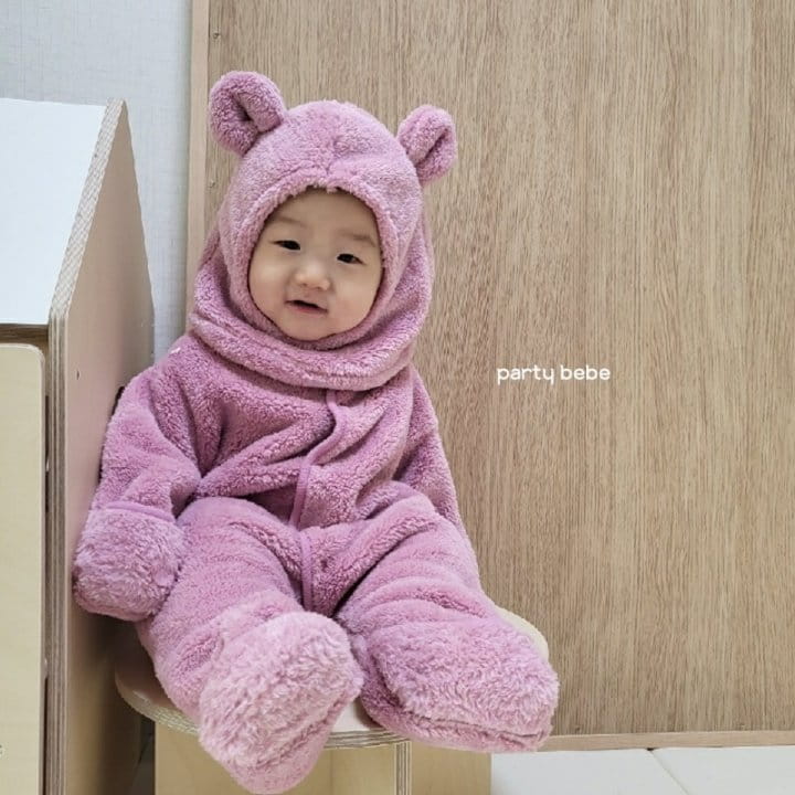 PARTY KIDS - Korean Children Fashion - #Kfashion4kids - Bear Hat Bodysuit with Hat - 10