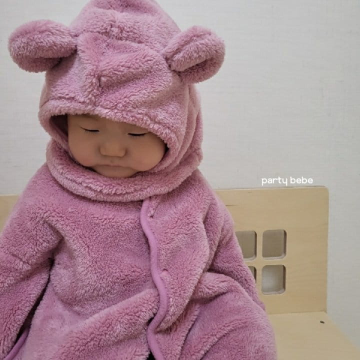 PARTY KIDS - Korean Children Fashion - #Kfashion4kids - Bear Hat Bodysuit with Hat - 12