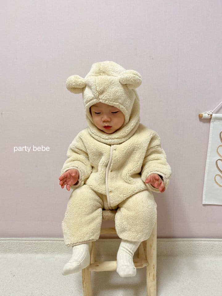 PARTY KIDS - Korean Children Fashion - #Kfashion4kids - Bear Hat Bodysuit with Hat - 4