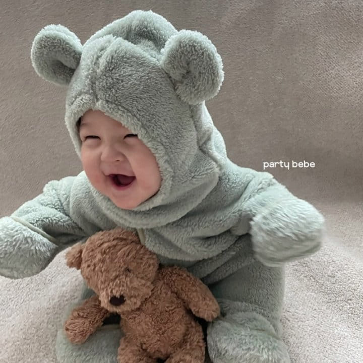 PARTY KIDS - Korean Children Fashion - #Kfashion4kids - Bear Hat Bodysuit with Hat - 9