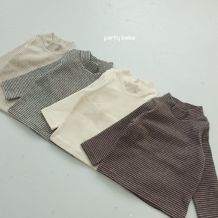 PARTY KIDS - Korean Children Fashion - #Kfashion4kids - Bebe Half Turtleneck Tee - 8