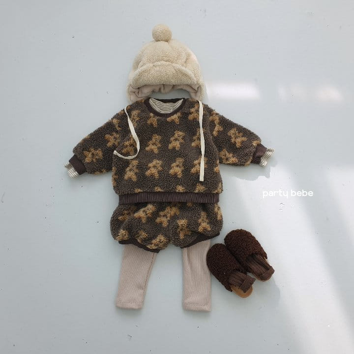 PARTY KIDS - Korean Children Fashion - #Kfashion4kids - Mono Mink Leggings - 6