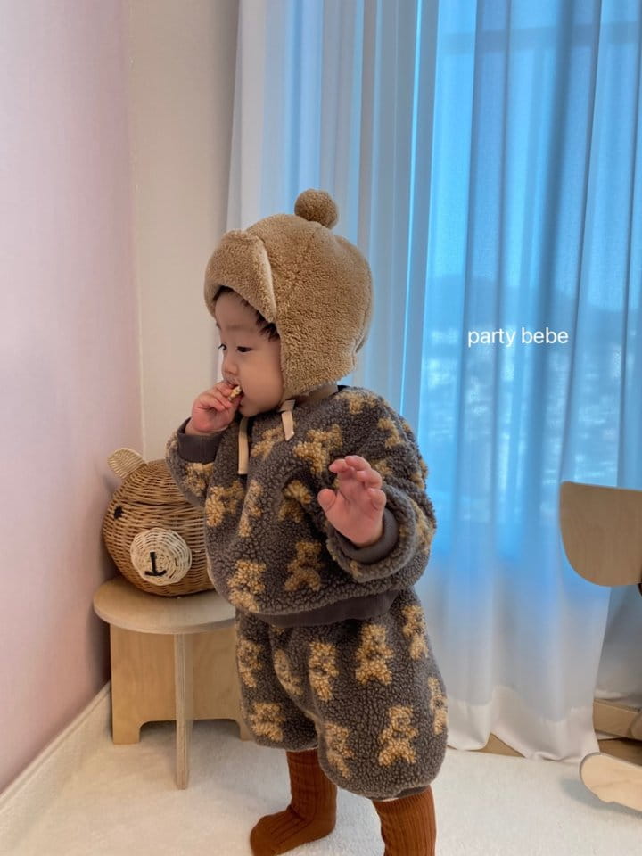 PARTY KIDS - Korean Children Fashion - #Kfashion4kids - Kids Bear Top Bloomer Set - 10