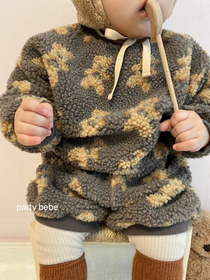 PARTY KIDS - Korean Children Fashion - #Kfashion4kids - Kids Bear Top Bloomer Set - 12