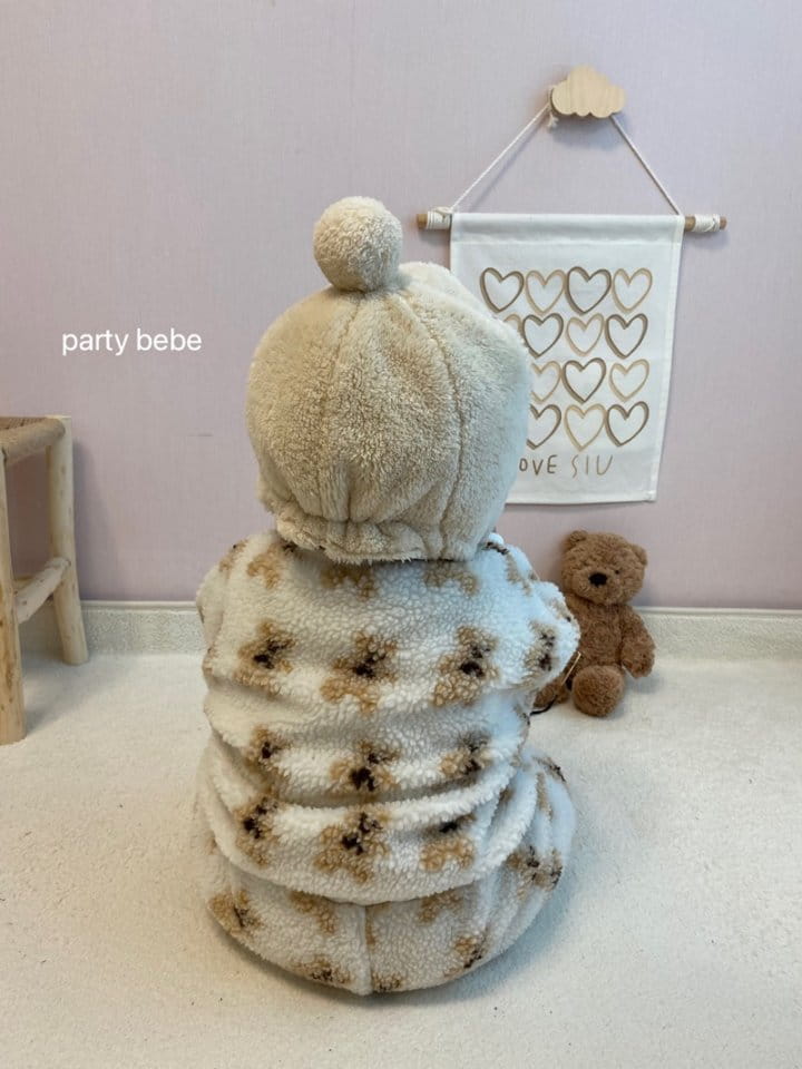 PARTY KIDS - Korean Children Fashion - #Kfashion4kids - Kids Bear Top Bloomer Set - 6