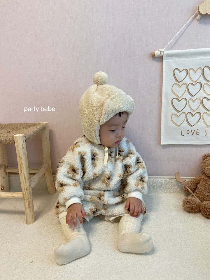 PARTY KIDS - Korean Children Fashion - #Kfashion4kids - Kids Bear Top Bloomer Set - 8