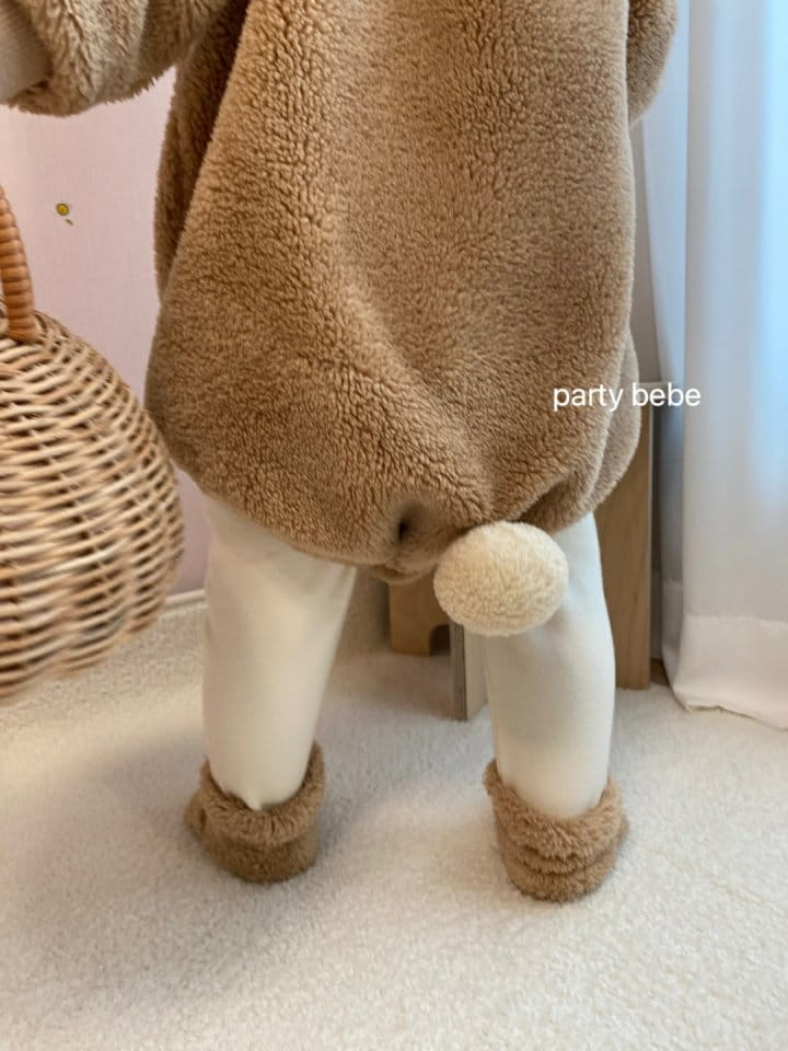 PARTY KIDS - Korean Children Fashion - #Kfashion4kids - Eco Fluffy Bear Bodysuit with Bonnet - 11