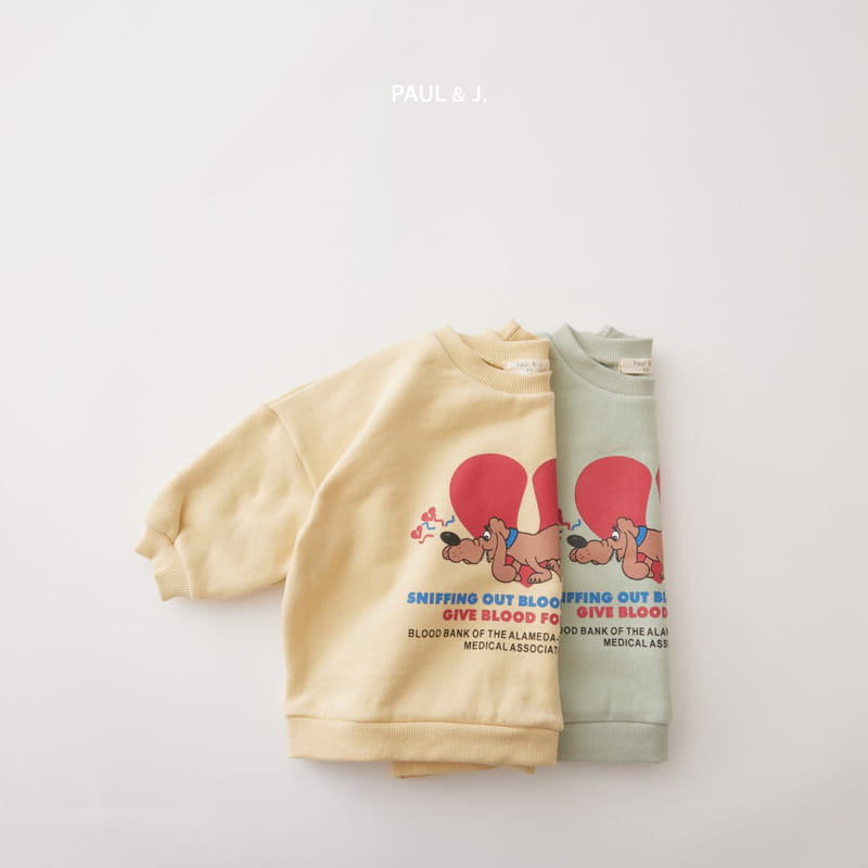 PAUL & J - Korean Children Fashion - #Kfashion4kids - Puppy Sweatshirt