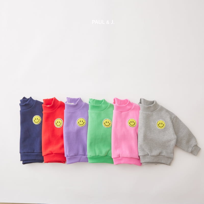 PAUL & J - Korean Children Fashion - #Kfashion4kids - Smile Top Bottom Set - 2