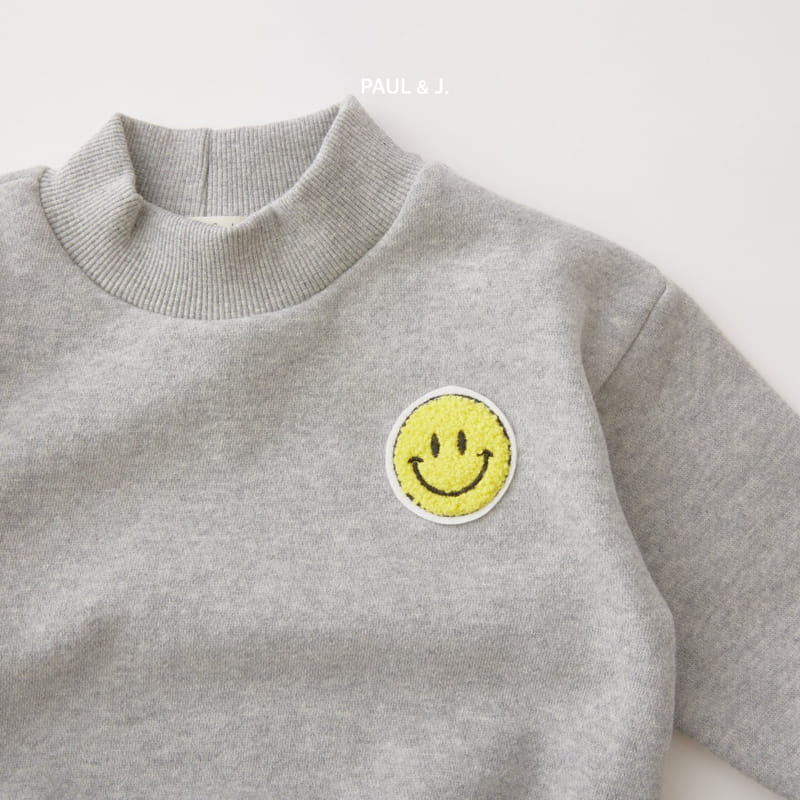 PAUL & J - Korean Children Fashion - #Kfashion4kids - Smile Top Bottom Set - 4
